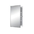 Jensen Jensen 468BC 16 x 26 in. Medicine Cabinet with Adjustable Polished Stainless Steel 468BC